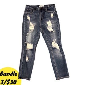 Almost Famous High Rise Distressed Stretch jeans Streetwear Urbanwear Hip Hop